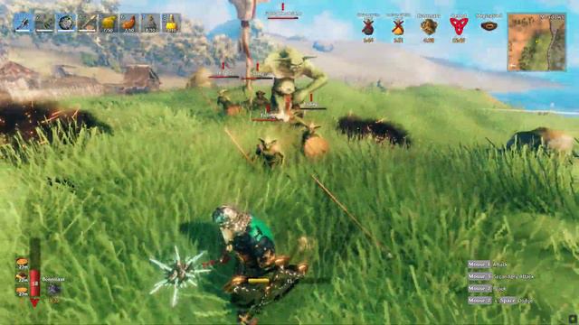 Valheim - Stamina test - Solo attack on Fuling camp - Best preparation смотреть онлайн