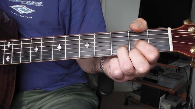 Play 'Saturday Night' by The Eagles. Guitar chords. Part 1 смотреть онлайн