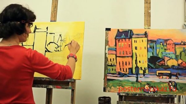 Создание копии картины художником