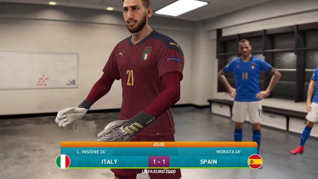 🔥 PES 2021 | Italy vs Spain ⚽ Realism Mod • EURO 2020 - Semi Final | Next Gen Gameplay смотреть онлайн