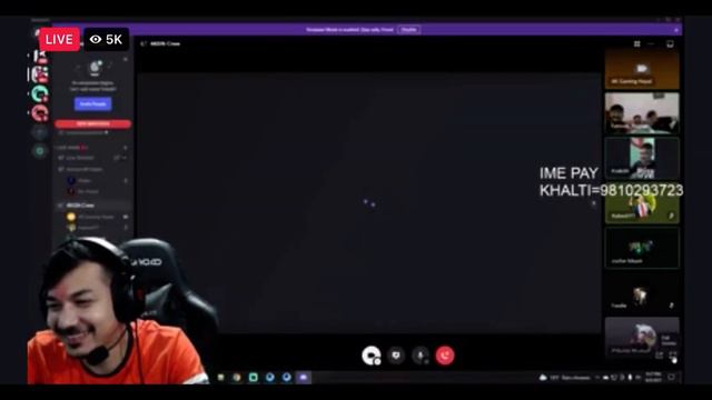 4K Gaming Nepal doing discord Video Chat with team boys / 4k gaming nepal / NepGameZ смотреть онлайн