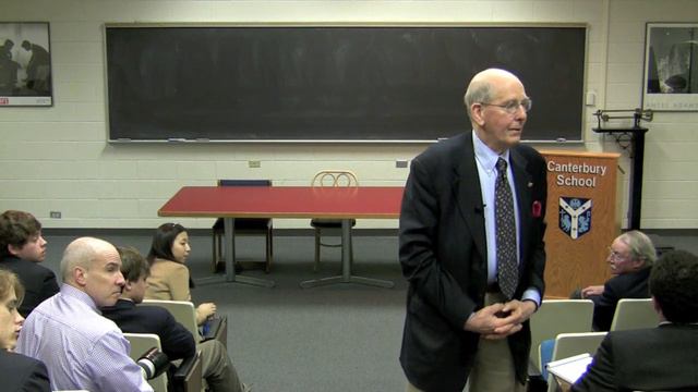 Dr. A. Gary Shilling talks to Canterbury students about Economics - 2/14/2011 смотреть онлайн