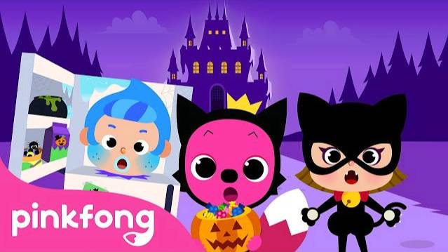 Who Lives in the Secret Castle?🎃| Halloween Story Time | Pinkfong Stories for Children смотреть онлайн