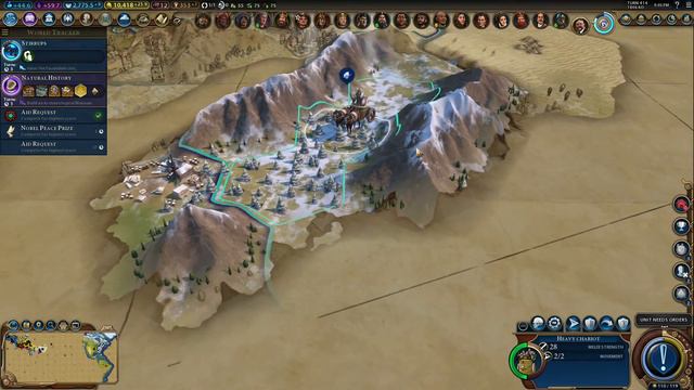 Civ 6 Single Player Picking up on a Bigger then Huge Earth Map Ep 1 смотреть онлайн