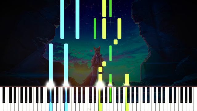 Light and Shadow - League of Legends Star Guardian OST (Piano Tutorial) смотреть онлайн
