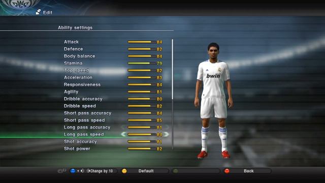 Bellingham Build Face Pes 2011