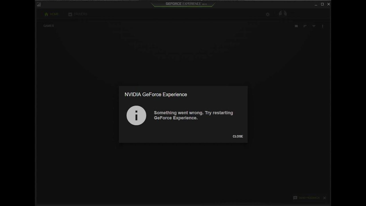 nvidia geforce experience не работаетSomething went wrong Try restarting GeForce Experience смотреть онлайн