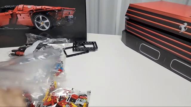 LEGO Live 레고 테크닉 42143 페라리 데이토나 언박싱 | lego ferrari daytona sp3 unboxing смотреть онлайн