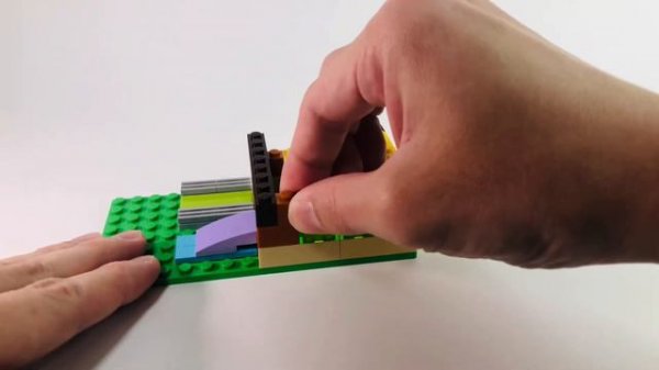 Lego Classic 10696 assembling to a house with slide #192