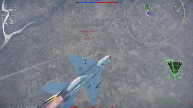 War thunder - Mig-21 SPS-K смотреть онлайн