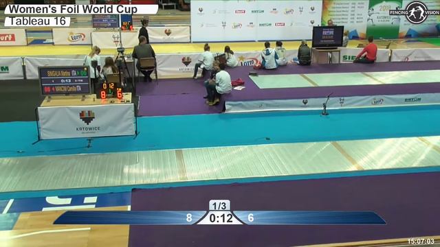 2018 127 F F Individual Katowice POL WC T16 03 BLUE SINIGALIA ITA vs MANCINI ITA смотреть онлайн