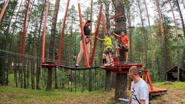 Верёвочный парк Ходоки. Хакасия смотреть онлайн