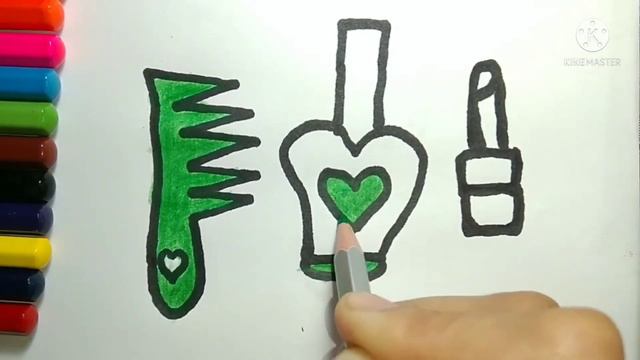 Набор для рисования для детей. Drawing picture make up set for kids. 그림 그리기 어린이를 위한 메이크업 세트 смотреть онлайн