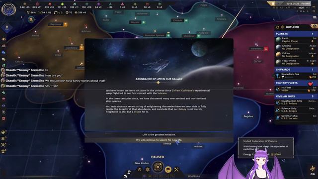 【Start Trek Infinite】It's like Star Trek Stellaris【 Indie fooccubus vtuber 】 смотреть онлайн