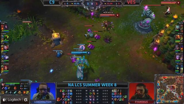 C9 vs VES - LCS 2013 NA Summer W8D2 смотреть онлайн
