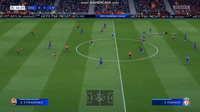 FIFA 19 (шахтер-ливерпуль) Shakhtar vs Liverpool 2019-20 UEFA Champions League смотреть онлайн