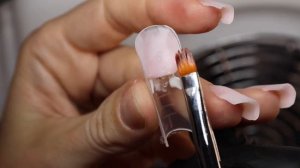 Наращивание ногтей СЕБЕ пошагово 💪 на верхние формы акригелем ❤️✨