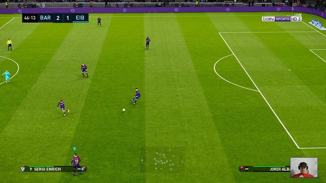 PES 2021 | Barcelona vs Eibar | La Liga Santander | Gameplay PC смотреть онлайн
