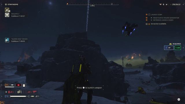 Helldivers 2 | launching nuke and taking cover смотреть онлайн