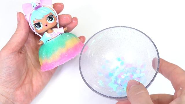 LOL Surprise DIY Birthday Cake Dress Dolls! Crafts for Kids смотреть онлайн