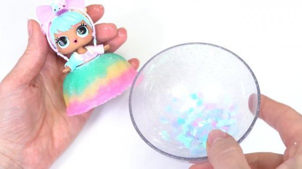 LOL Surprise DIY Birthday Cake Dress Dolls! Crafts for Kids