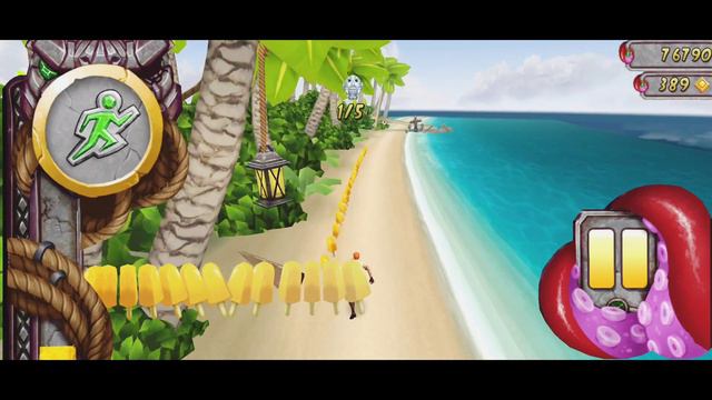 Temple Run 2 game play || Pirate Love game map смотреть онлайн