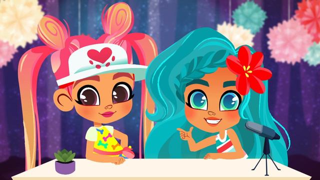 Мультики для детей Hairdorables. Видеоблог Hairdorables - Кэт. Видео игры в куклы и игрушки