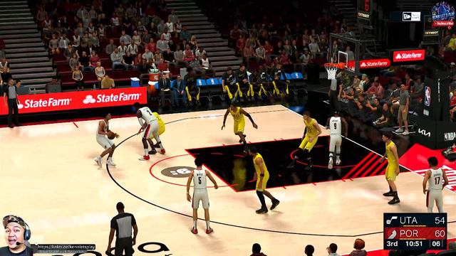 UTAH JAZZ vs PORTLAND TRAIL BLAZERS - NBA TODAY Nintendo Switch #nba #nba2k24 #nintendoswitch смотреть онлайн