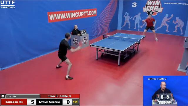 Захаров Ян 2-3 Булуй Сергей Турнир Восток 5 WINCUP 10.05.21 Прямая Трансляция Зал 3 смотреть онлайн