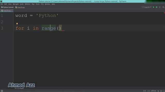 20.Python tutorial Loop for العباره التكراريه смотреть онлайн