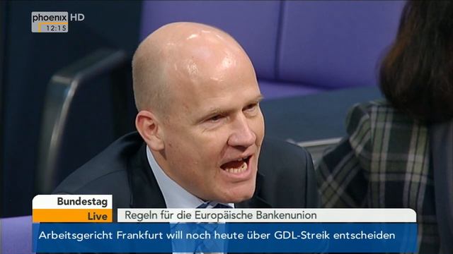 Bundestag: Debatte über die Europäische Bankenunion am 06.11.2014 смотреть онлайн