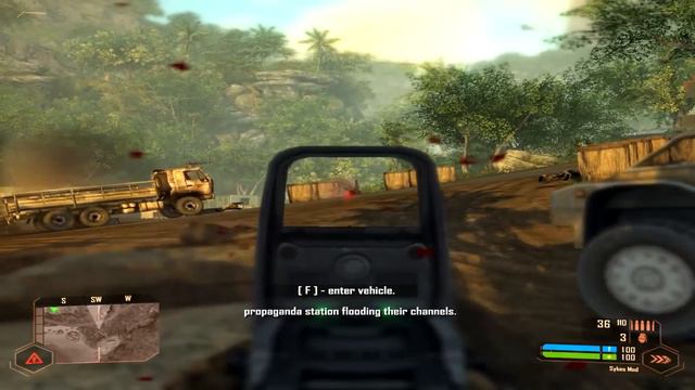 Crysis Warhead PC - Gameplay On EVGA 9800GT смотреть онлайн