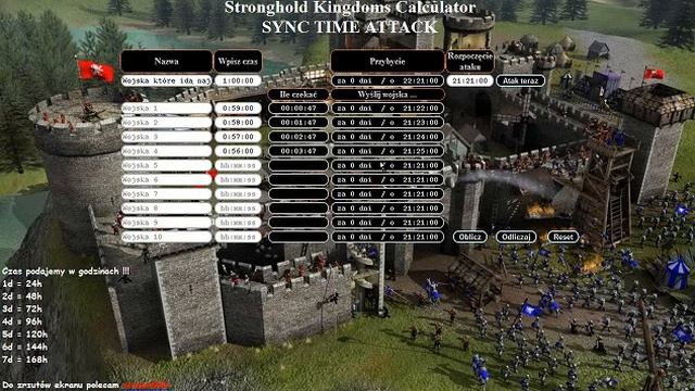 Stronghold Kingdoms Calculator SYNC TIME ATTACK смотреть онлайн