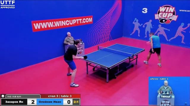 Захаров Ян 3-1 Олейник Иван Турнир Восток 3 WINCUP 10.03.21 Прямая Трансляция Зал 3 смотреть онлайн