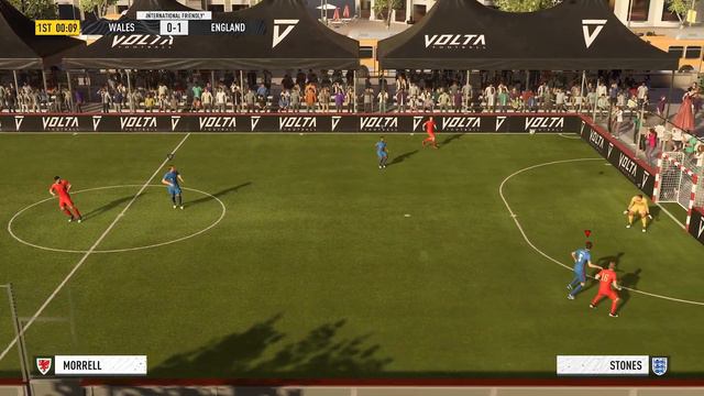 Volta Football - Wales vs England | FIFA 22 Gameplay смотреть онлайн