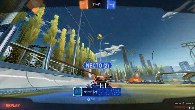 БОТ ГРАНД ЧЕМПИОН против двух чемпонов в 2v2 | рокет лига 1v2 | геймплей смотреть онлайн