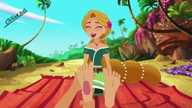 Tangled Ever After: Rapunzel And Her Feet Getting Licked & Tickled! смотреть онлайн