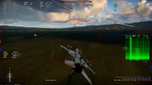 War Thunder MiG-21SMT Gameplay! A forgotten legend! смотреть онлайн