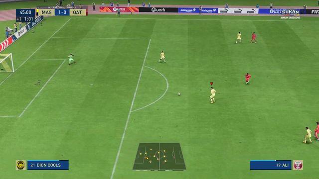 FIFA 23 PC | MALAYSIA VS QATAR | FULL MATCH GAMEPLAY | HD смотреть онлайн