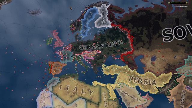 The iron Curtain with Persia - Hoi4 Timelapse смотреть онлайн