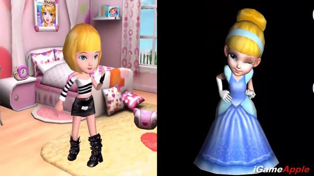 Mia My New Best Friend VS Ava The 3D Doll iPad Gameplay for Children HD смотреть онлайн