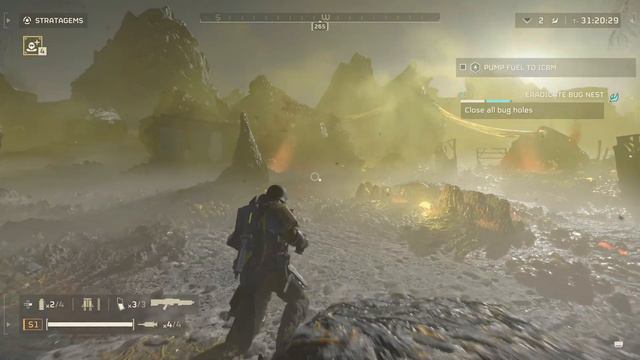 Helldivers 2 Heavy Armor & Daily Orders - PS5 4K HDR смотреть онлайн