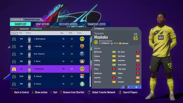 FIFA 21 CAREER MODE WONDERKIDS | Jude Bellingham, Xavi Simons, Ilaix Moriba + MORE! смотреть онлайн