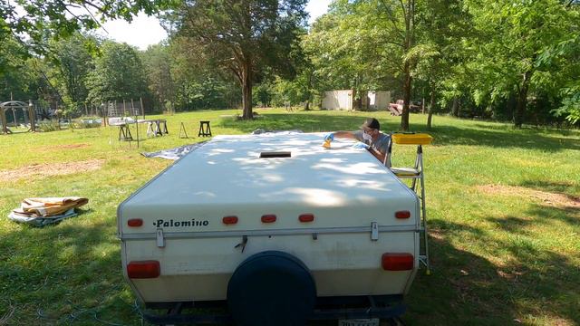 How to Repair Pop Up Camper Roof Leak and Rot (Part 2: Exterior) смотреть онлайн