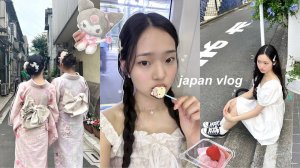JAPAN VLOG🍥: exploring tokyo, kimonos, teamLab, shibuya, sanrio & anime, what i eat & akihabara