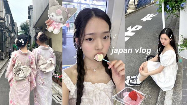 JAPAN VLOG🍥: exploring tokyo, kimonos, teamLab, shibuya, sanrio & anime, what i eat & akihabara