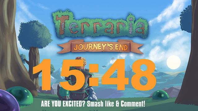 Terraria Journey's End 1.4 Live Countdown Timer (Release Date: 16th May 2020) смотреть онлайн
