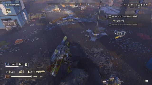 HELLDIVERS 2 I yeeted V2 off the rock смотреть онлайн
