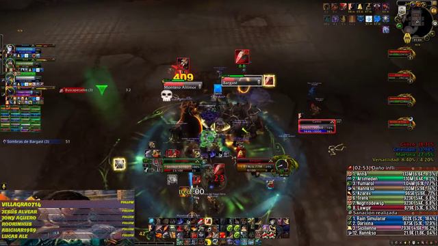 WoW Shadowlands 9.0.2 | Guerrero Armas PoV | Castillo de Nathria | Montero Altimor Mítico 💥🪓 смотреть онлайн