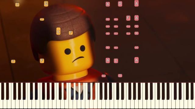 Everything's Not Awesome - The LEGO Movie 2: The Second Part | Piano Tutorial (Synthesia) смотреть онлайн